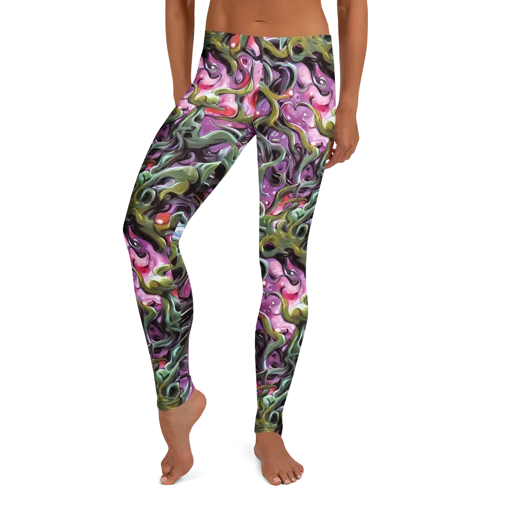 Venom Velvet on Leggings — Front