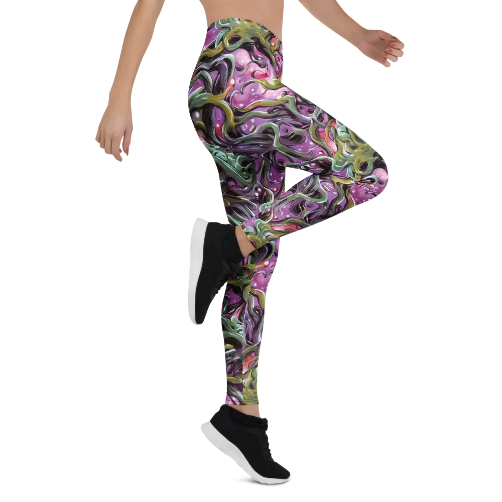Venom Velvet on Leggings — Right