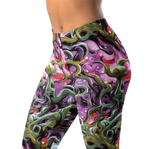 Venom Velvet on a Leggings