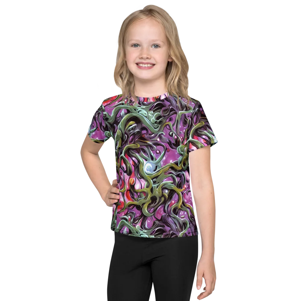 Venom Velvet on Kids Crew Neck T-Shirt — Front