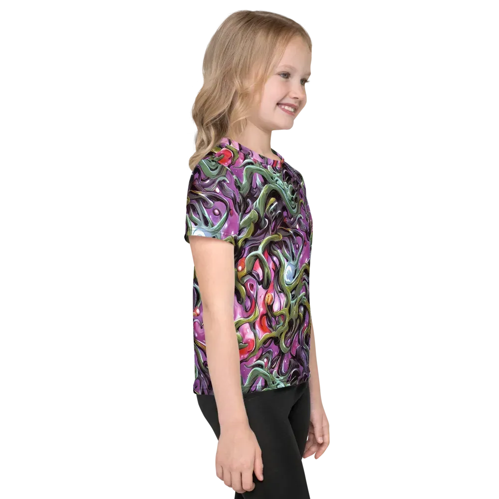 Venom Velvet on Kids Crew Neck T-Shirt — Right