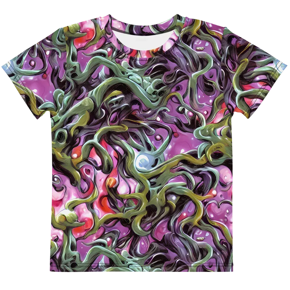 Venom Velvet on Kids Crew Neck T-Shirt — Front