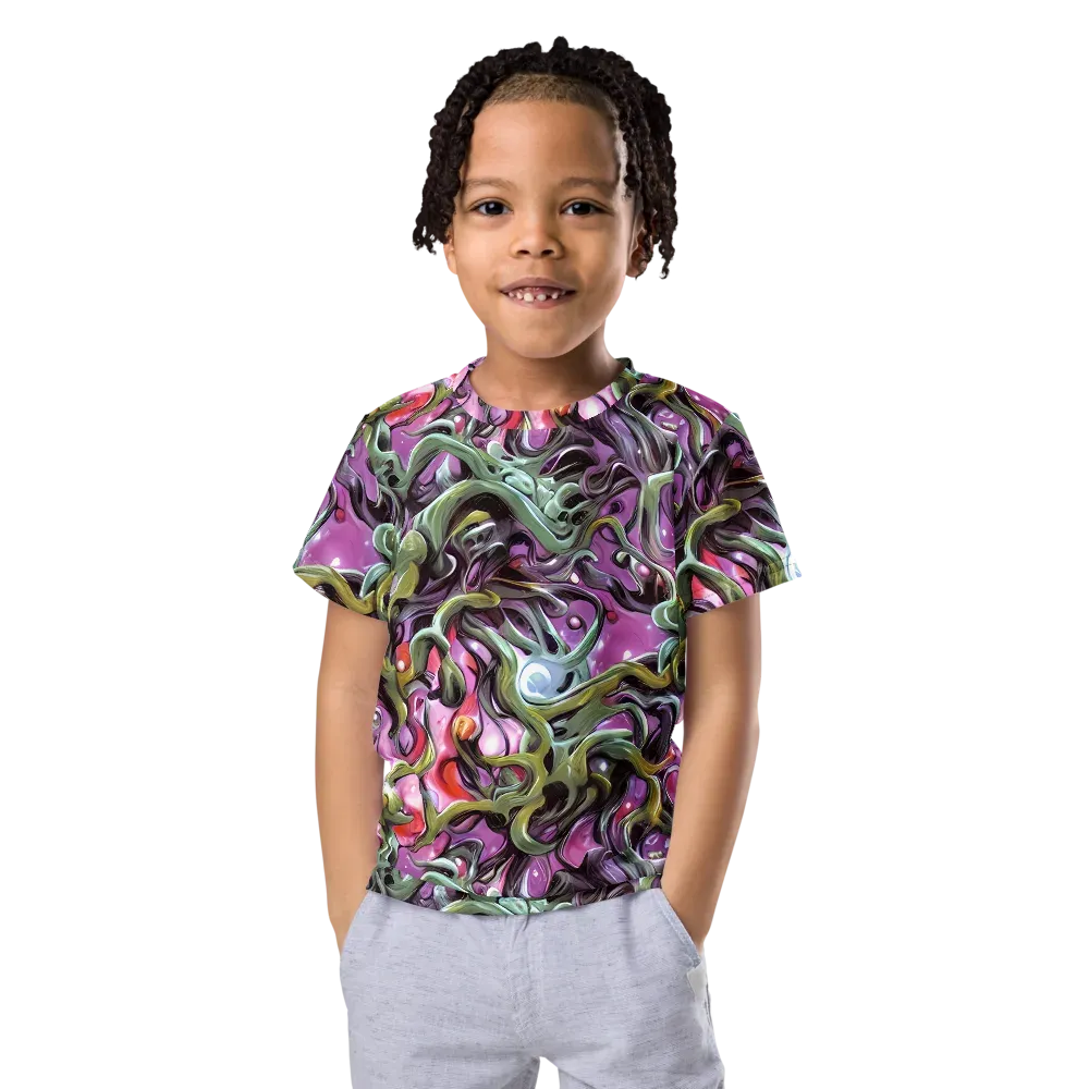 Venom Velvet on Kids Crew Neck T-Shirt — Front