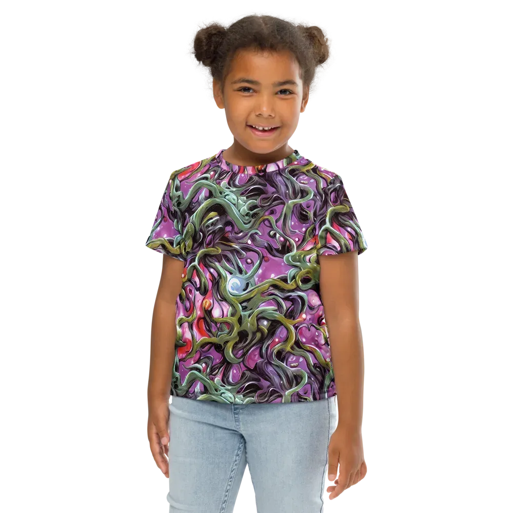 Venom Velvet on Kids Crew Neck T-Shirt — Front