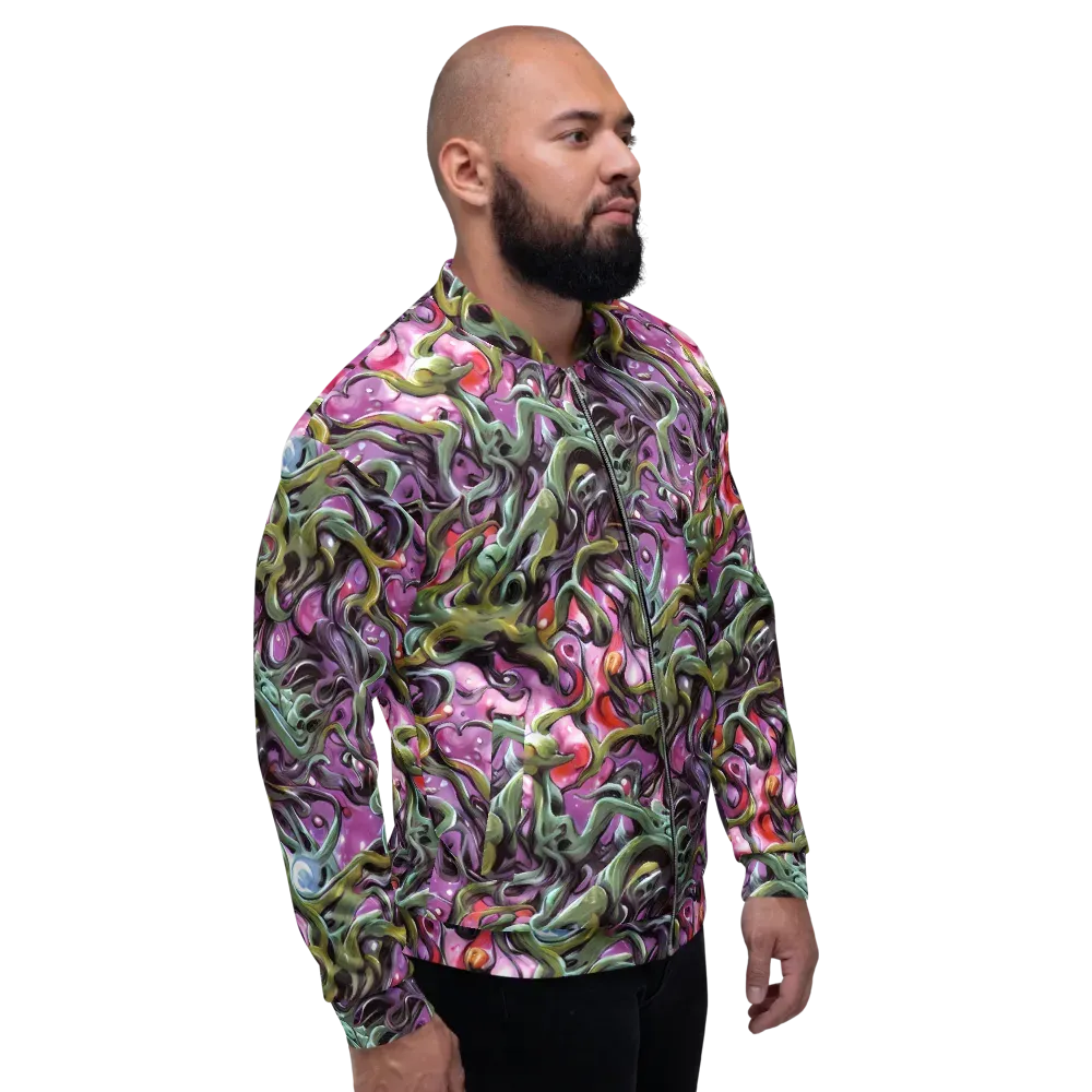 Venom Velvet on Bomber Jacket — Right