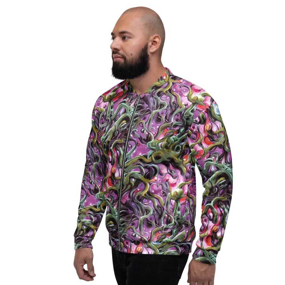 Venom Velvet on Bomber Jacket — Left