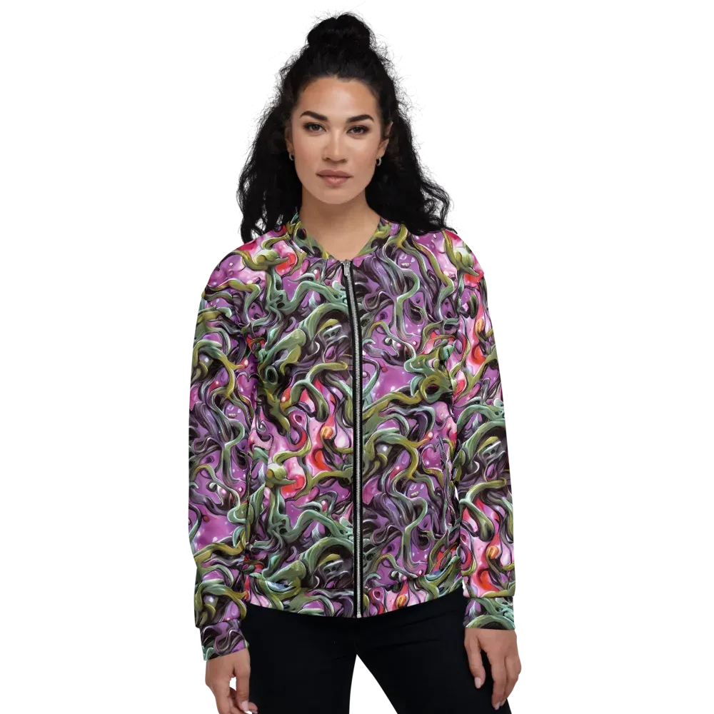 Venom Velvet on Bomber Jacket — Front