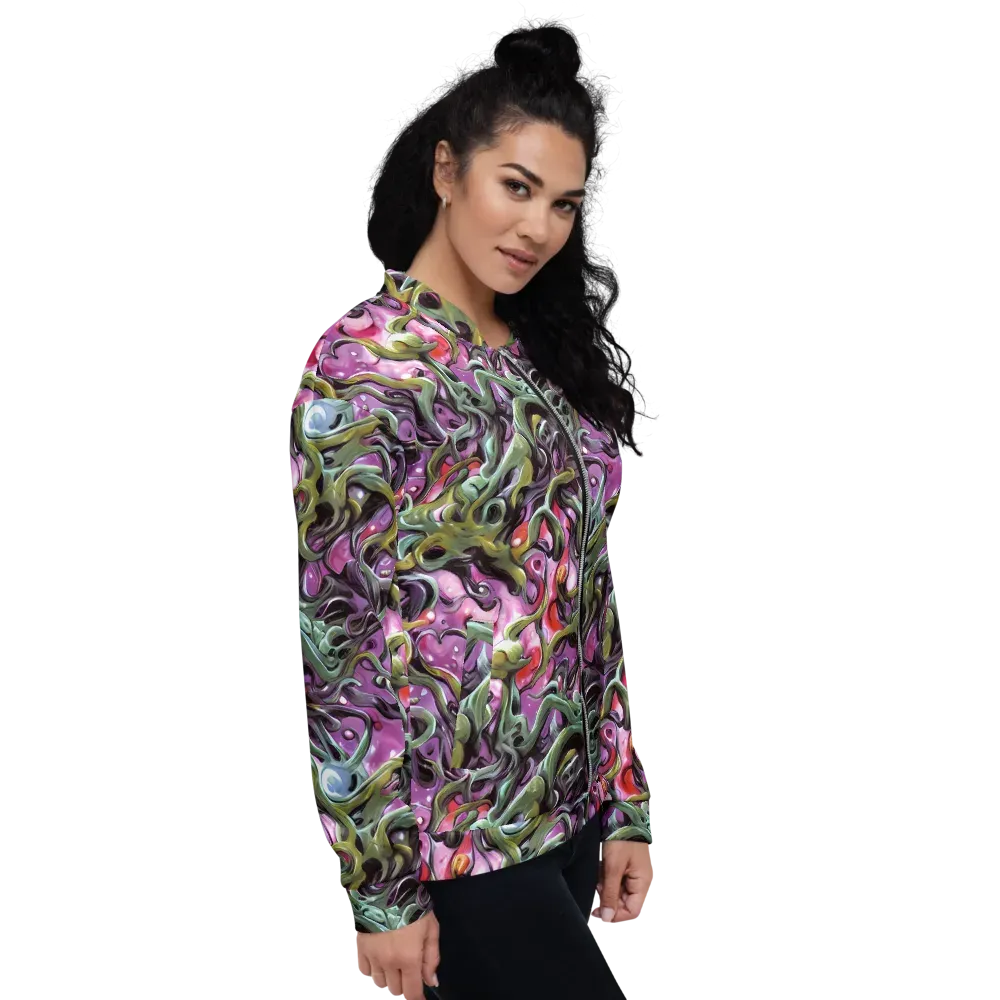 Venom Velvet on Bomber Jacket — Right
