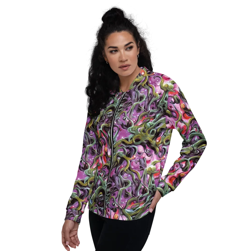 Venom Velvet on Bomber Jacket — Left