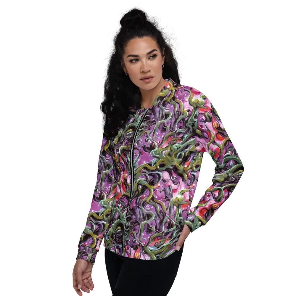 Venom Velvet on Bomber Jacket — Left