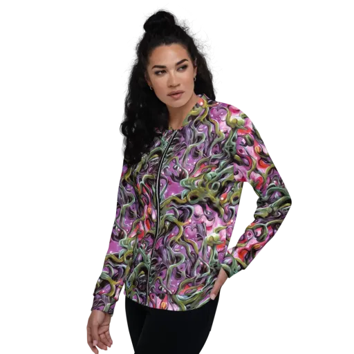 Venom Velvet on a Bomber Jacket