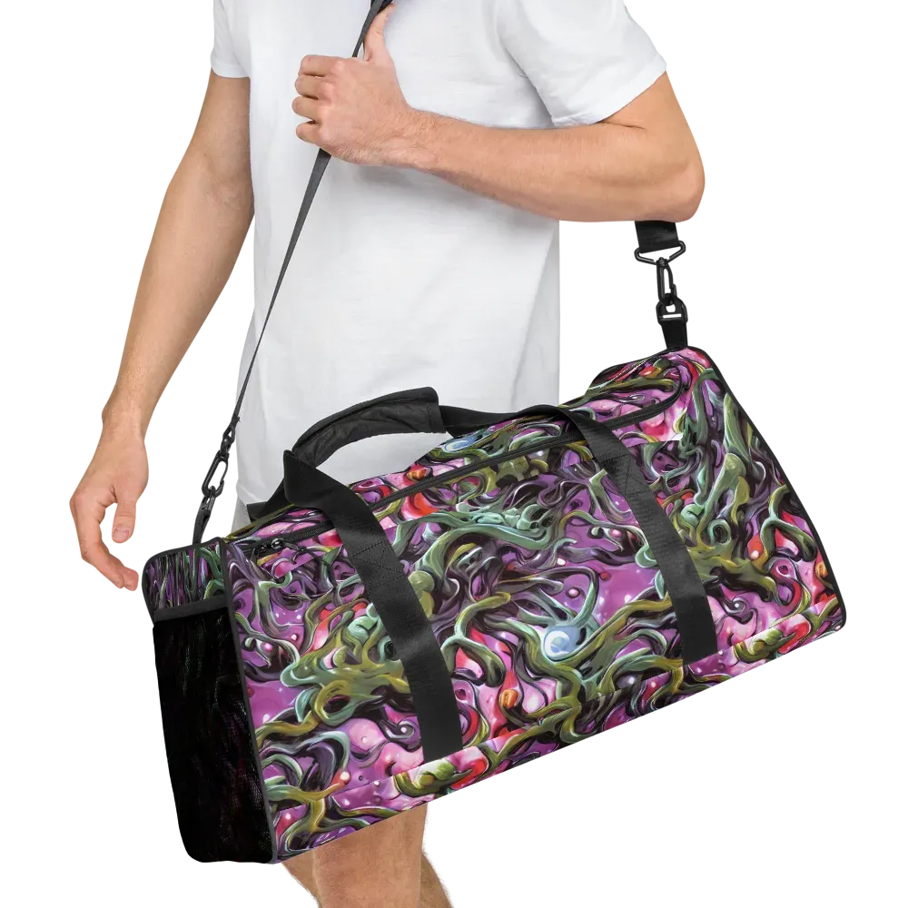 Venom Velvet on Duffle Bag — Right Front