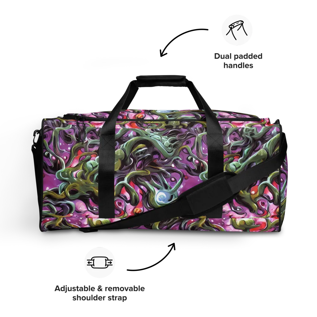 Venom Velvet on Duffle Bag — Front
