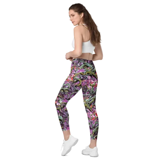 Venom Velvet on a Leggings with Pockets