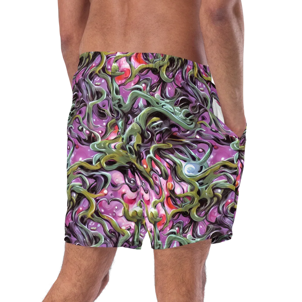 Venom Velvet on Swim Trunks — Right Back