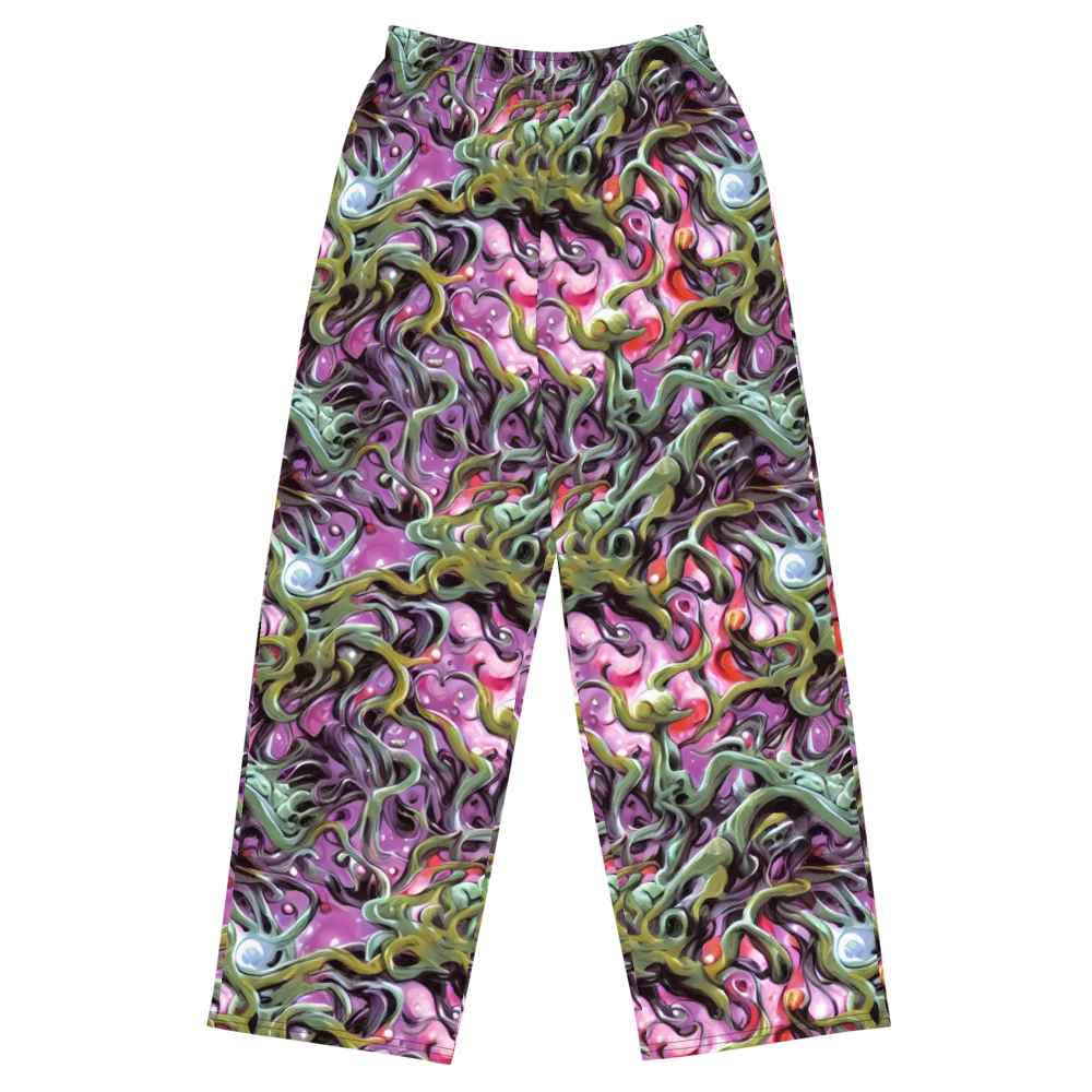 Venom Velvet on Wide-Leg Pants — Front