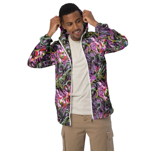 Venom Velvet on a Men's Windbreaker