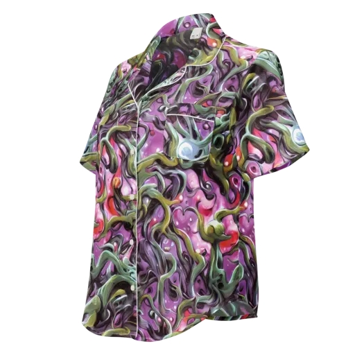 Venom Velvet on a Women's Short Sleeve Pajama Top