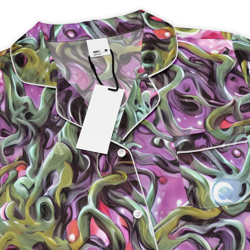 Venom Velvet on Women's Short Sleeve Pajama Top — Product details