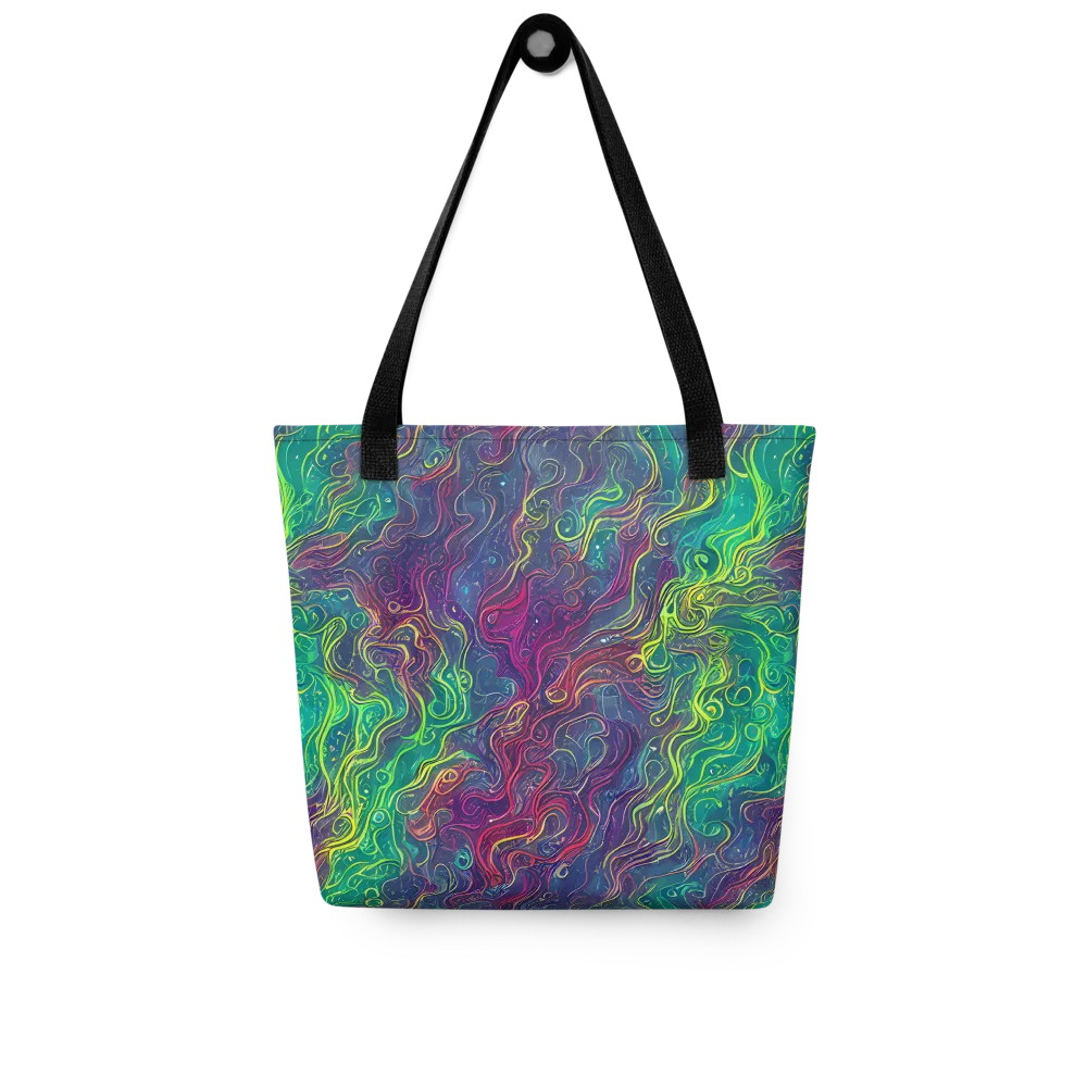 Neon Eddies on Tote Bag — Front