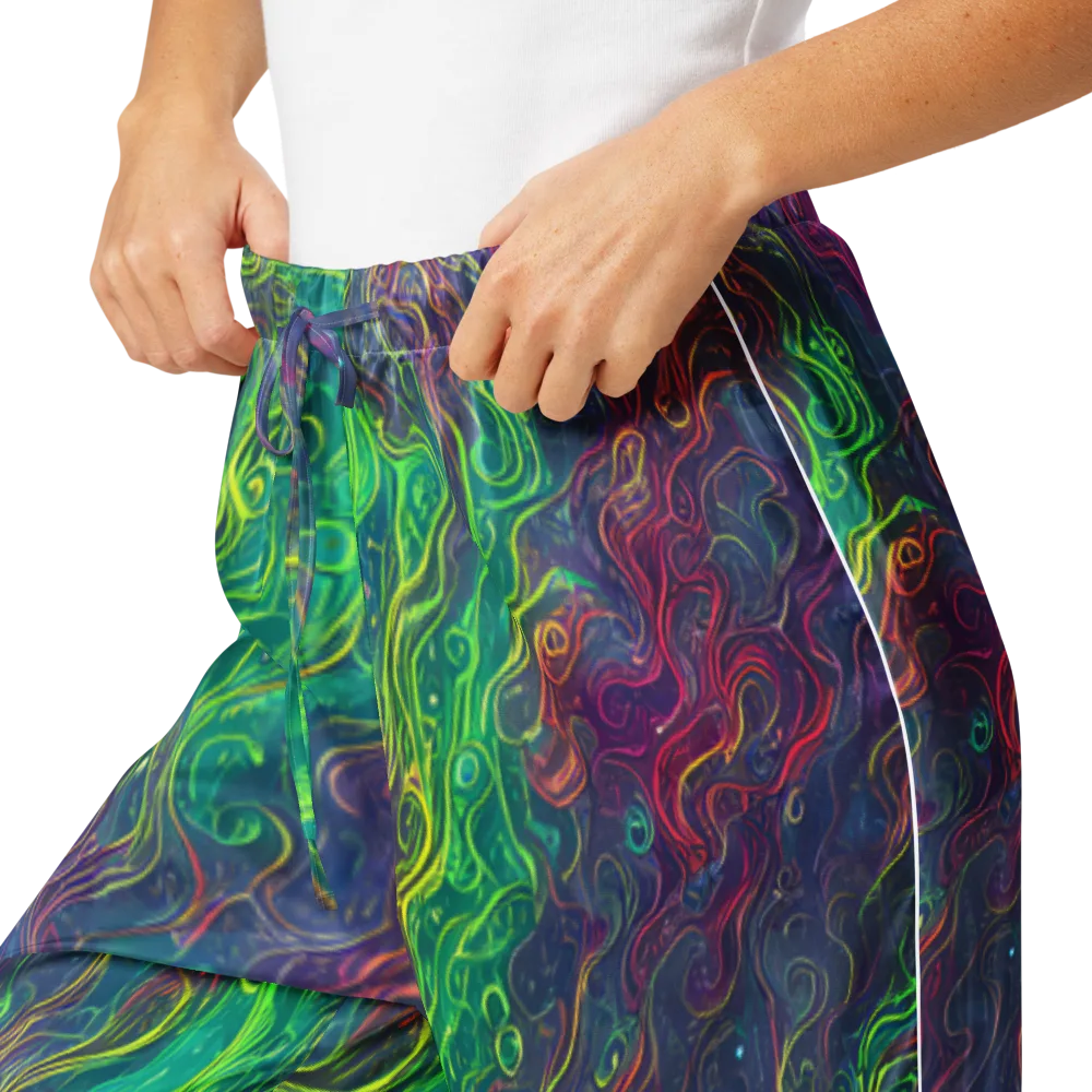 Neon Eddies on Women's Pajama Pants — Product details