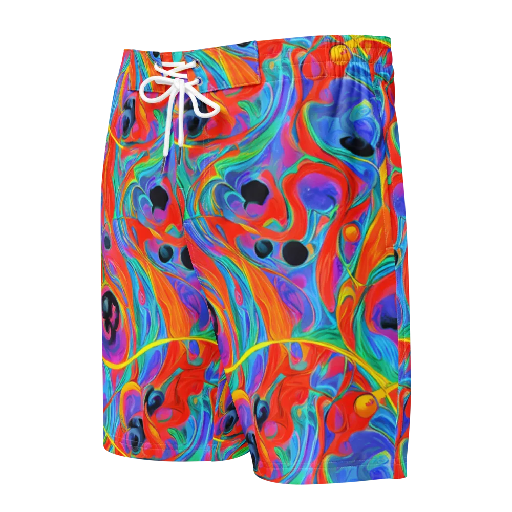 Electric Marbledream on Men's Board Shorts — Front