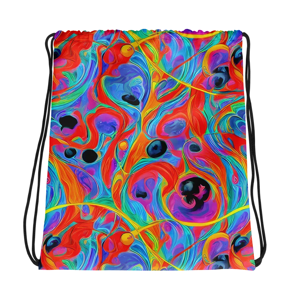 Electric Marbledream on Drawstring Bag — Photo