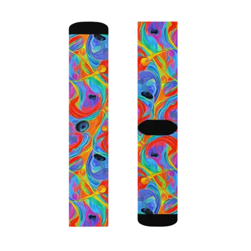 Electric Marbledream on a Socks