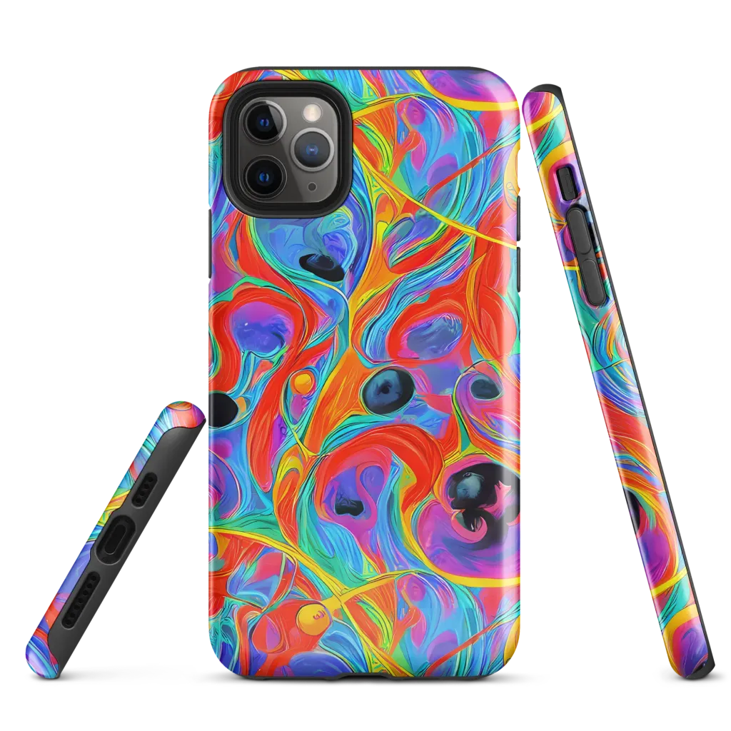 Electric Marbledream on Tough Case for iPhone® — Front