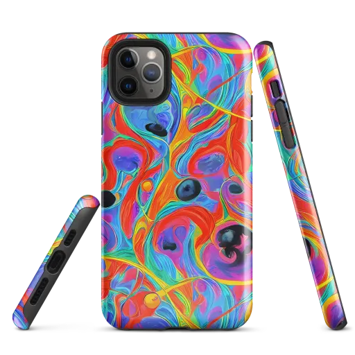 Electric Marbledream on a Tough Case for iPhone®