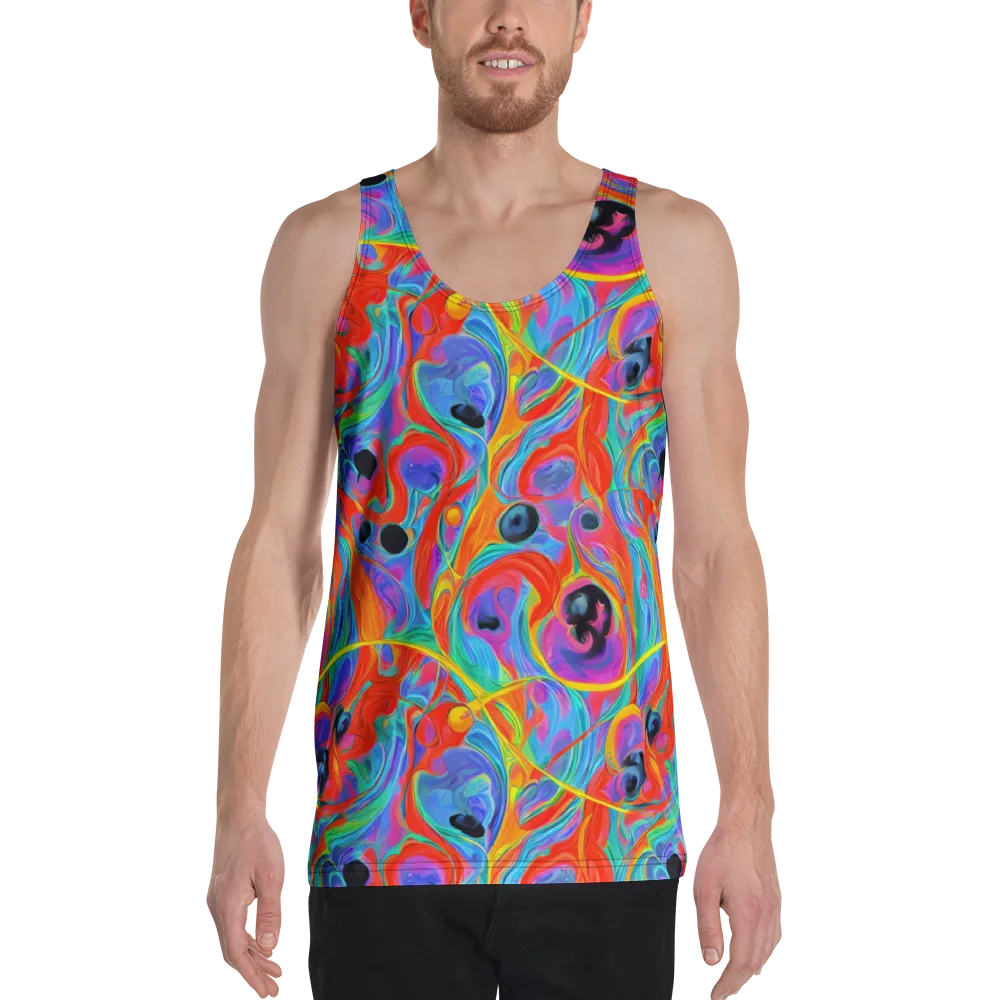 Electric Marbledream on Men's Tank Top — Front