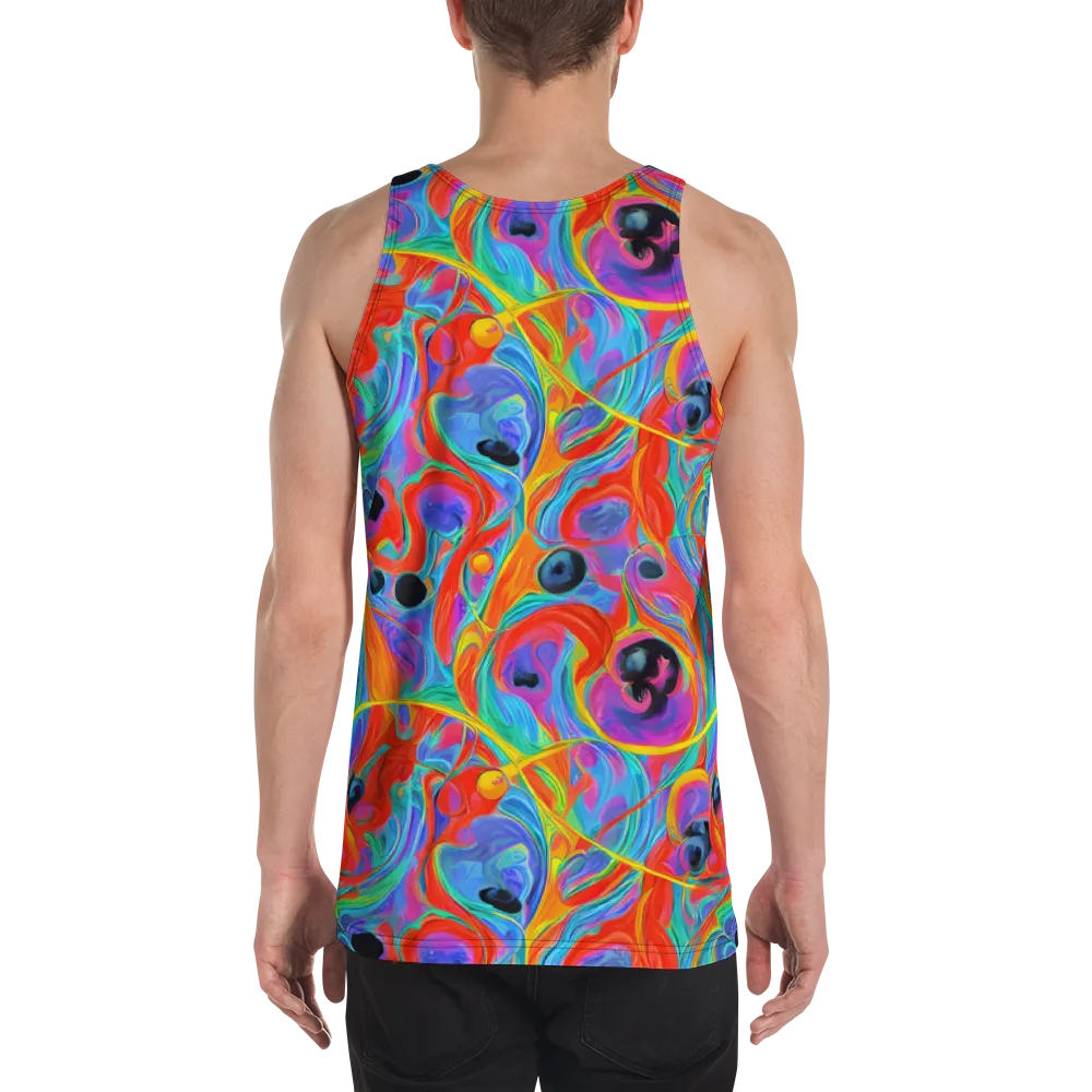 Electric Marbledream on Men's Tank Top — Back