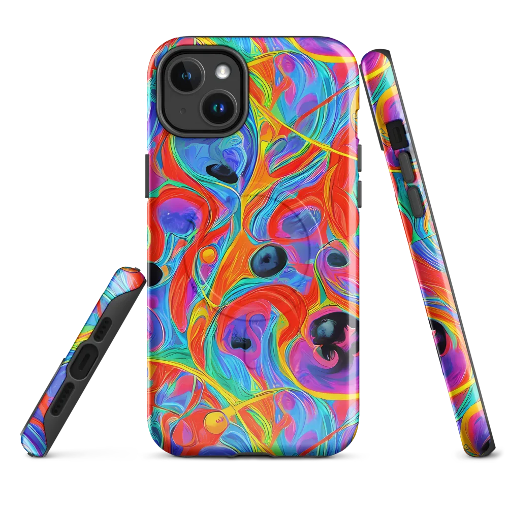 Electric Marbledream on MagSafe Tough Case for iPhone® — Front
