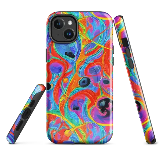 Electric Marbledream on a MagSafe Tough Case for iPhone®