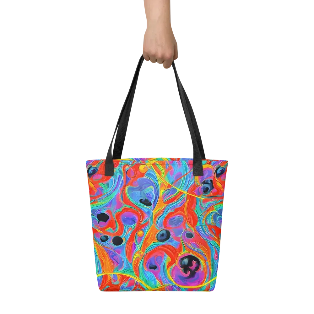 Electric Marbledream on Tote Bag — Front