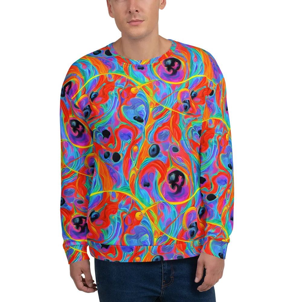 Electric Marbledream on Sweatshirt — Front