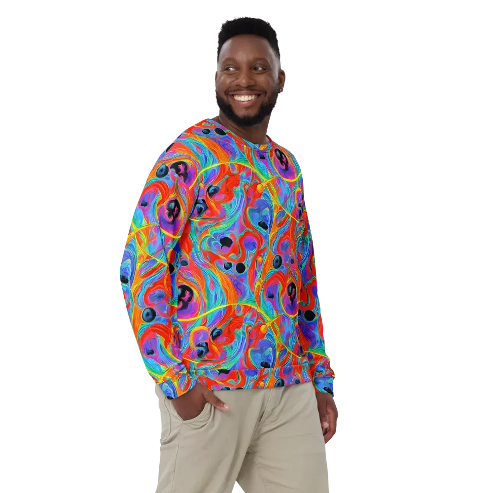 Electric Marbledream on Sweatshirt — Front