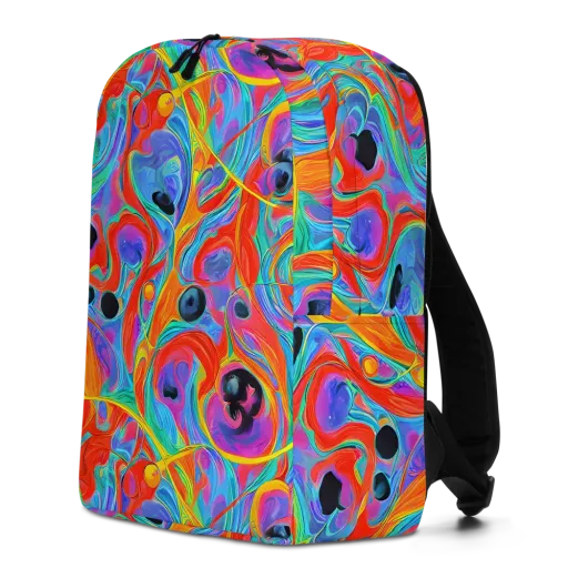 Electric Marbledream on a Minimalist Backpack