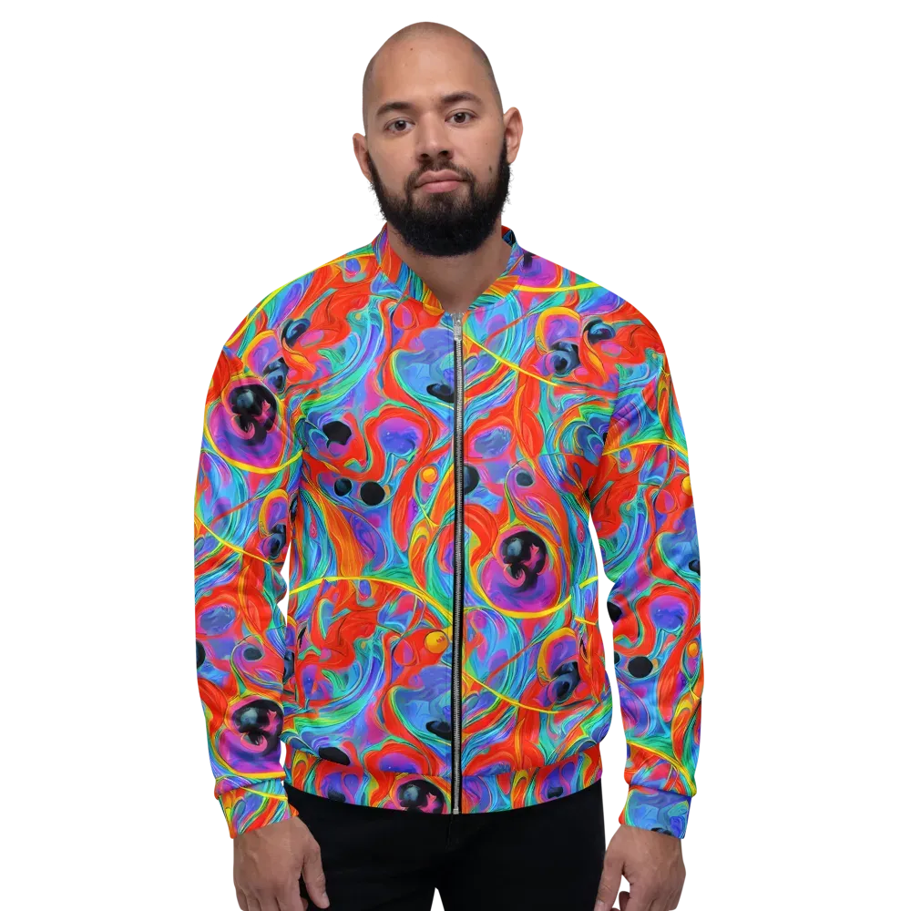 Electric Marbledream on Bomber Jacket — Front