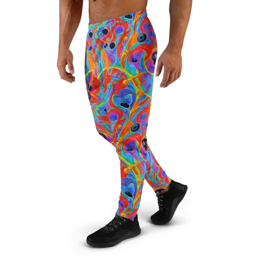 Electric Marbledream on a Men's Joggers