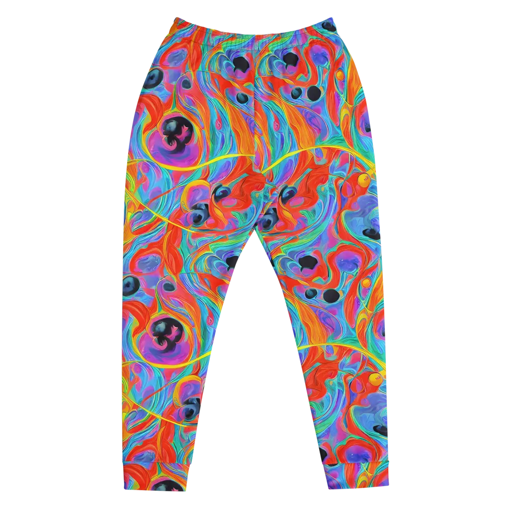 Electric Marbledream on Men's Joggers — Front