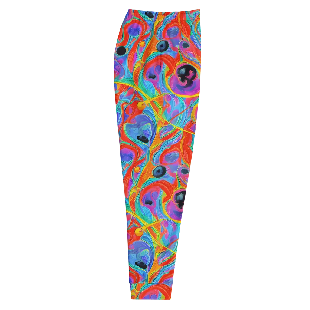 Electric Marbledream on Men's Joggers — Right