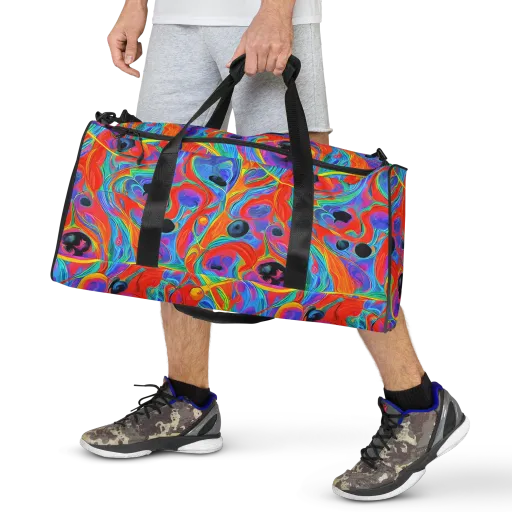 Electric Marbledream on a Duffle Bag