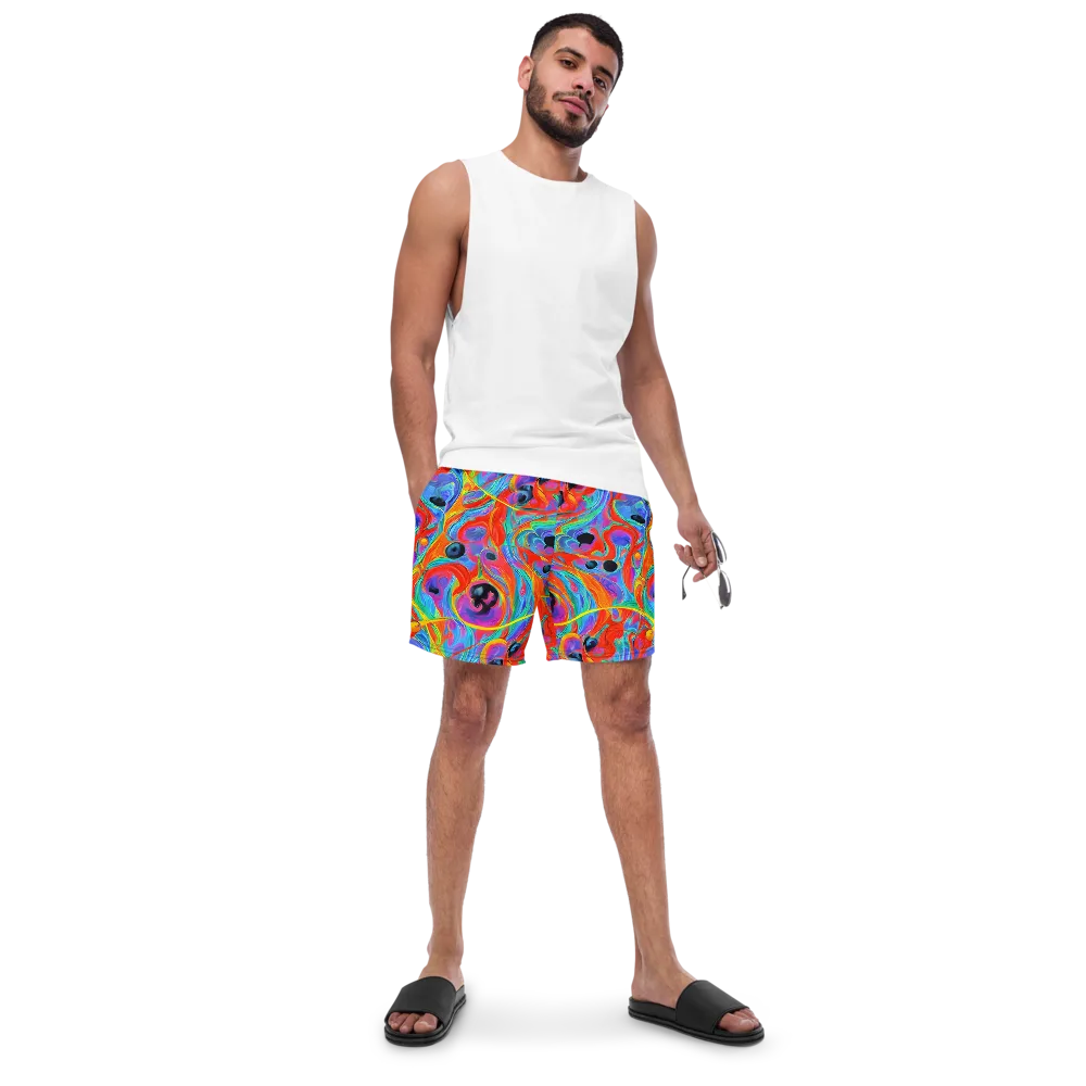 Electric Marbledream on Swim Trunks — Front