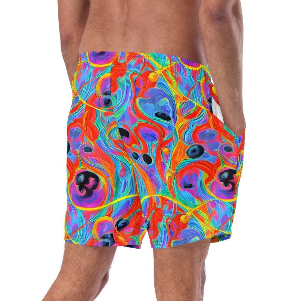 Electric Marbledream on Swim Trunks — Right Back