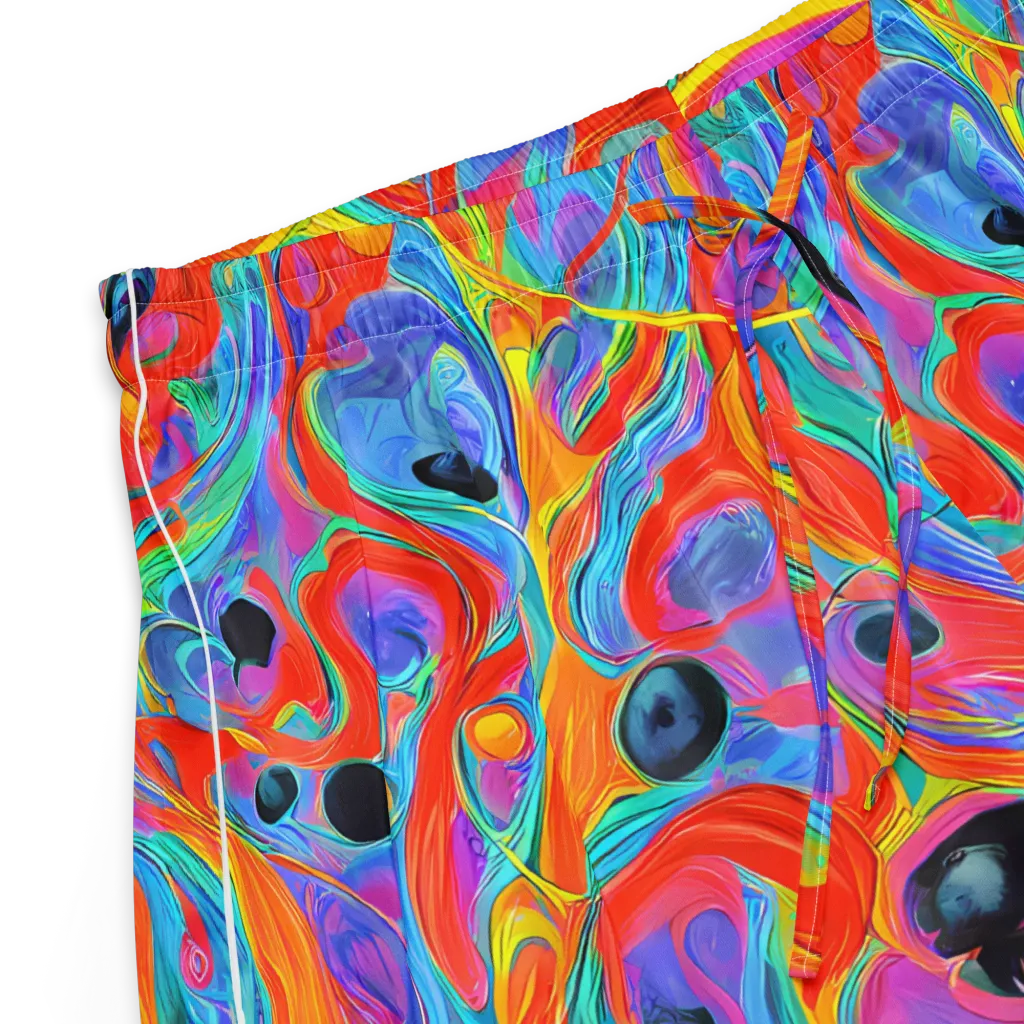 Electric Marbledream on Women's Pajama Shorts — Product details