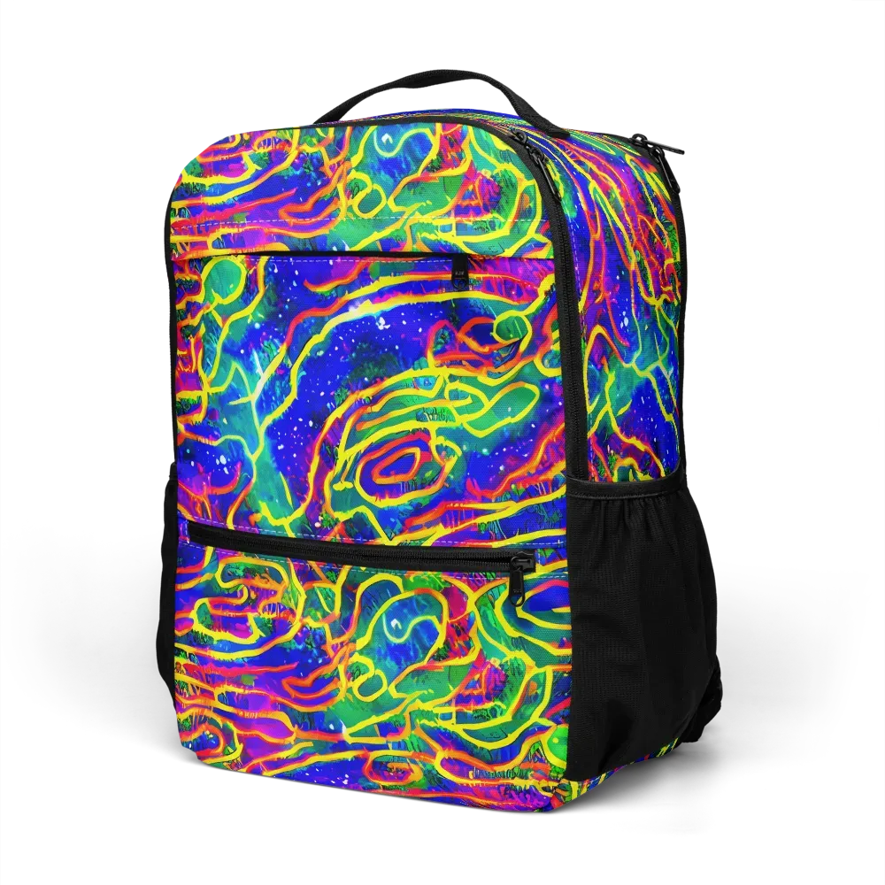 Neon Bioluminescence on Utility Backpack — Left Front