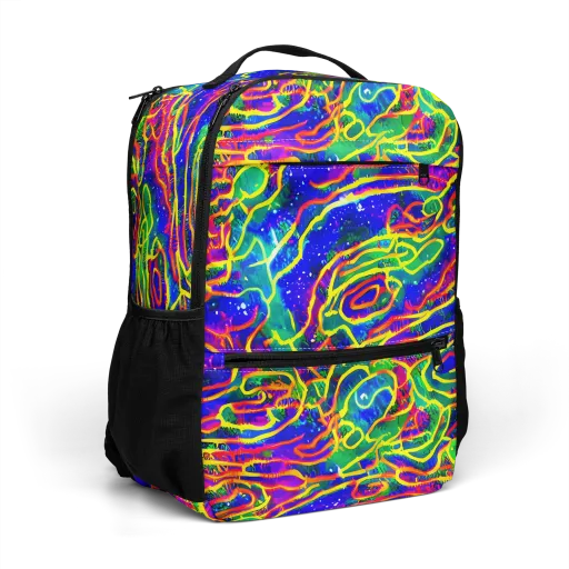 Neon Bioluminescence on a Utility Backpack