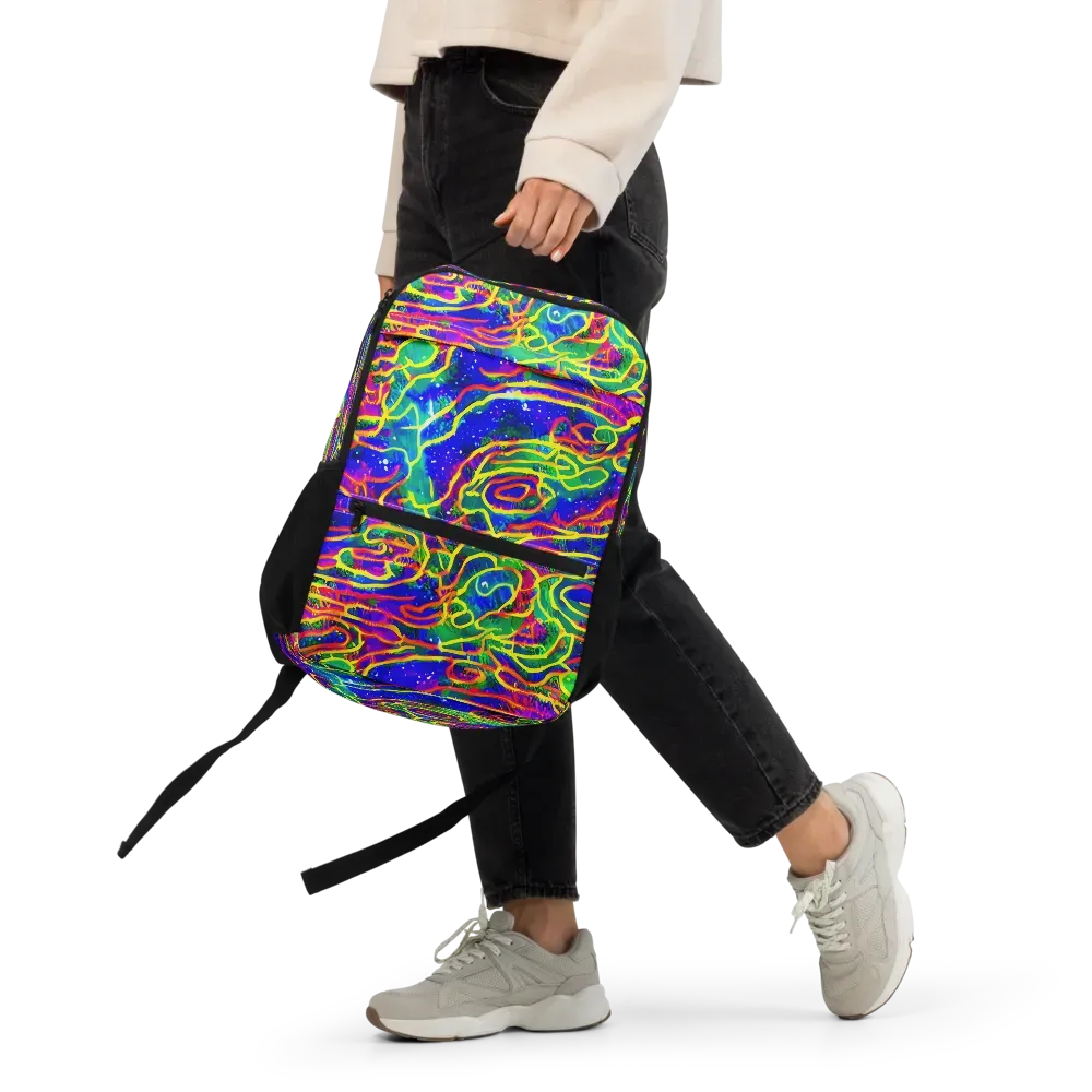 Neon Bioluminescence on Utility Backpack — Front