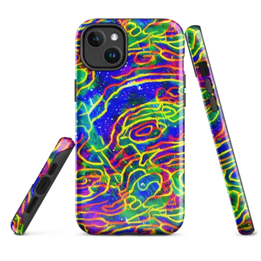 Neon Bioluminescence on a MagSafe Tough Case for iPhone®